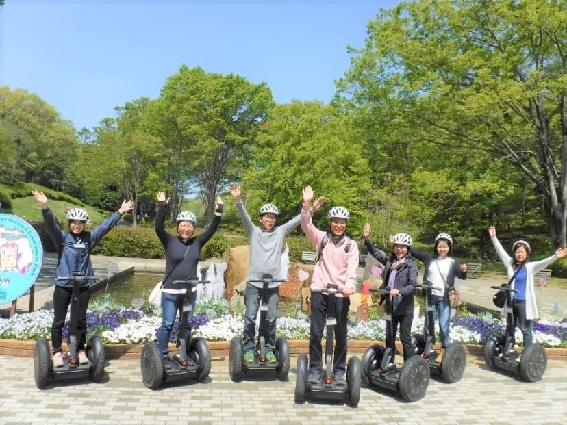 武蔵丘陵森林公園セグウェイツアー記念撮影