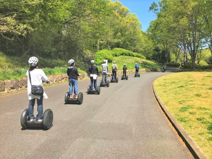 武蔵丘陵森林公園セグウェイツアー出発